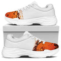 Cola Print White Chunky Shoes
