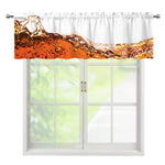 Cola Print Window Valance