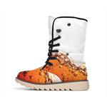 Cola Print Winter Boots