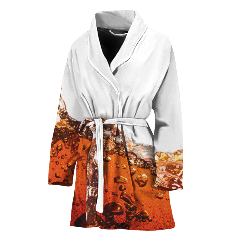 Cola Print Women's Bathrobe