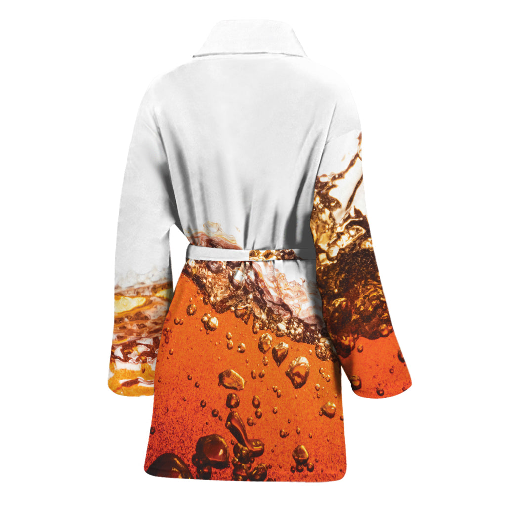 Cola Print Women's Bathrobe
