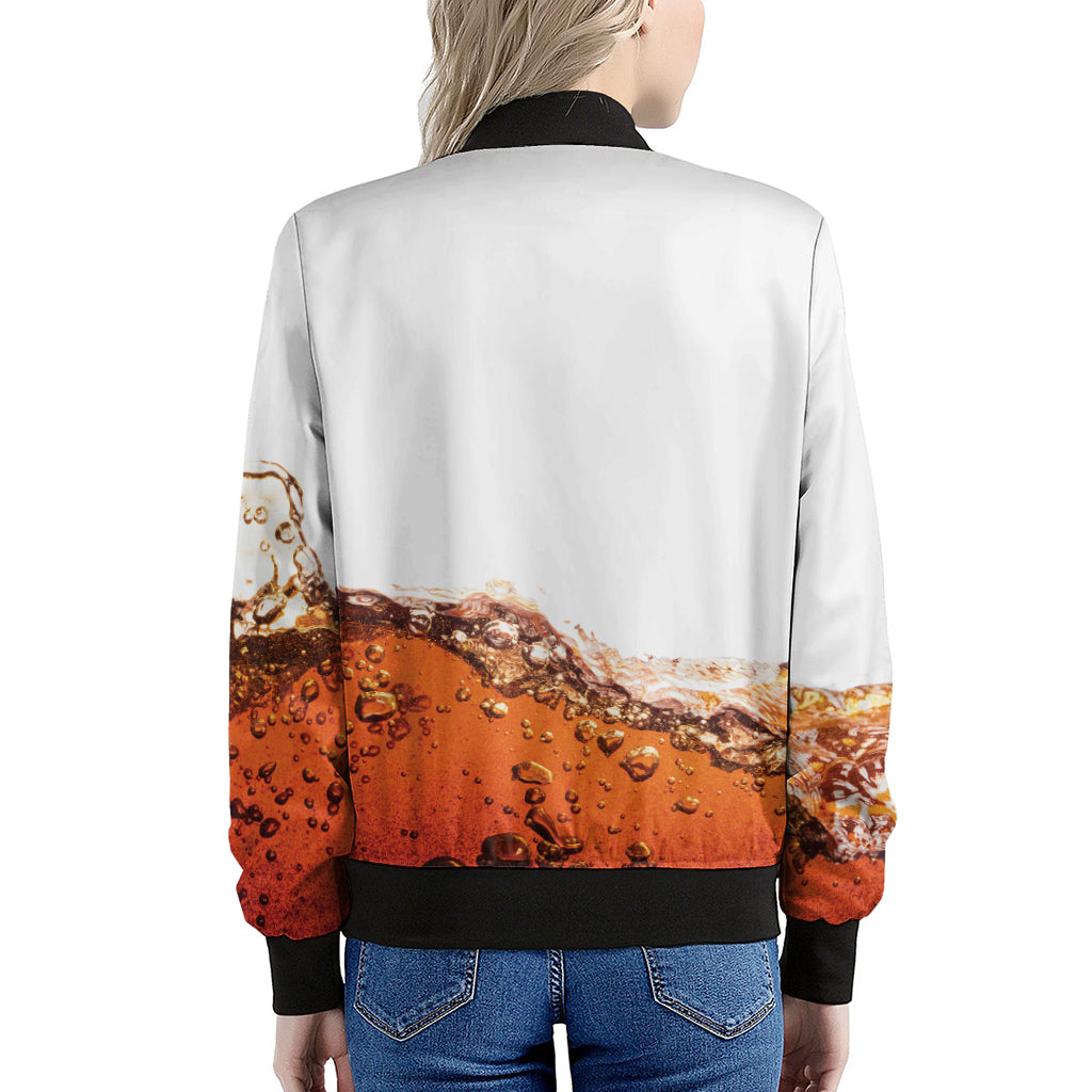 Cola Print Women's Bomber Jacket