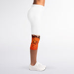 Cola Print Women's Capri Leggings