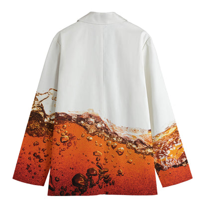 Cola Print Women's Cotton Blazer