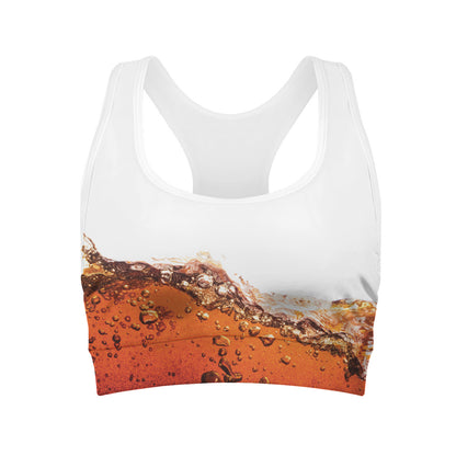Cola Print Women's Sports Bra