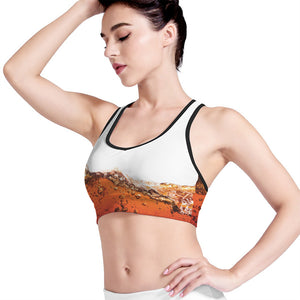 Cola Print Women's Sports Bra