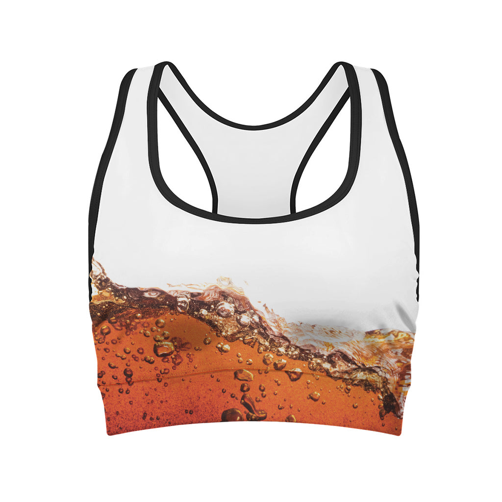 Cola Print Women's Sports Bra