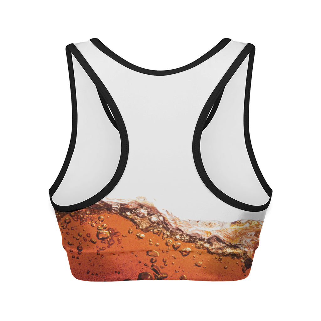 Cola Print Women's Sports Bra