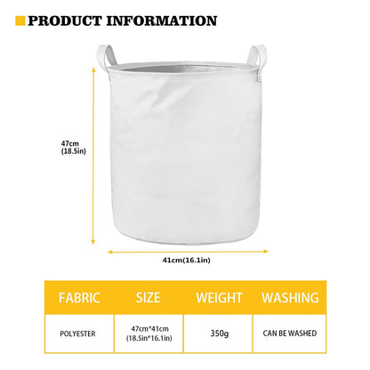 Zodiac Star Signs Galaxy Space Print Collapsible Laundry Basket