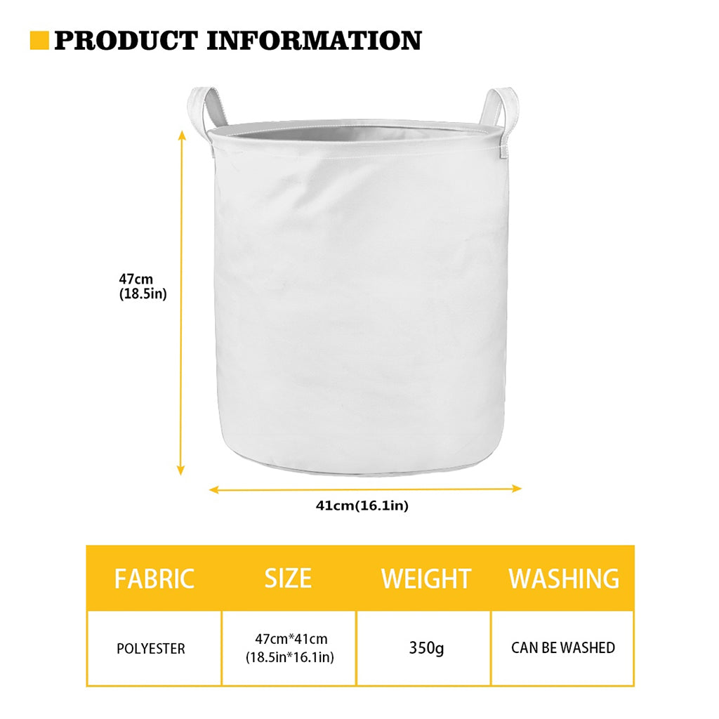 Hot Dog Striped Pattern Print Collapsible Laundry Basket