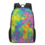 Colorful Acid Melt Print 17 Inch Backpack