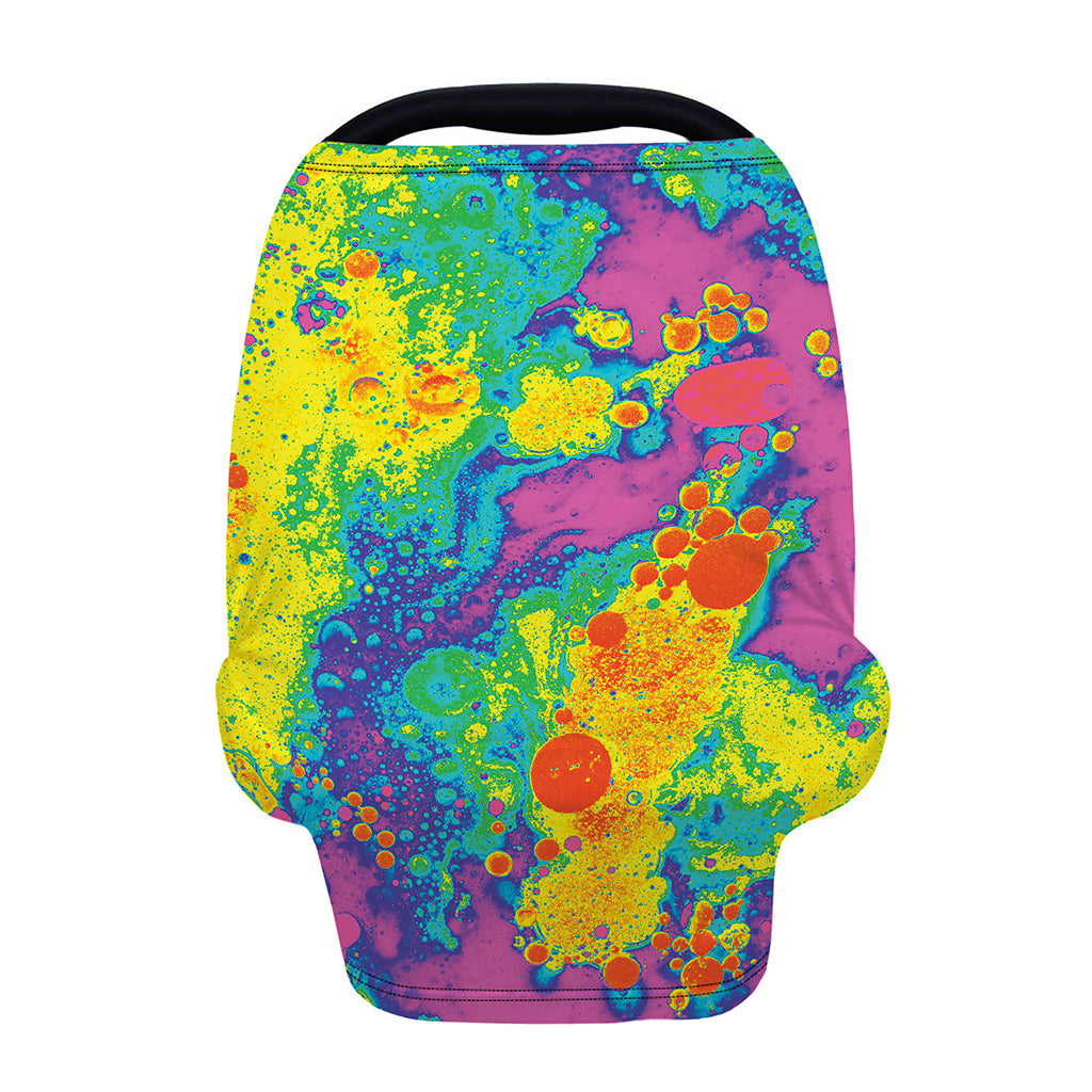 Colorful Acid Melt Print Baby Seat Cover