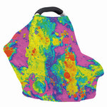 Colorful Acid Melt Print Baby Seat Cover