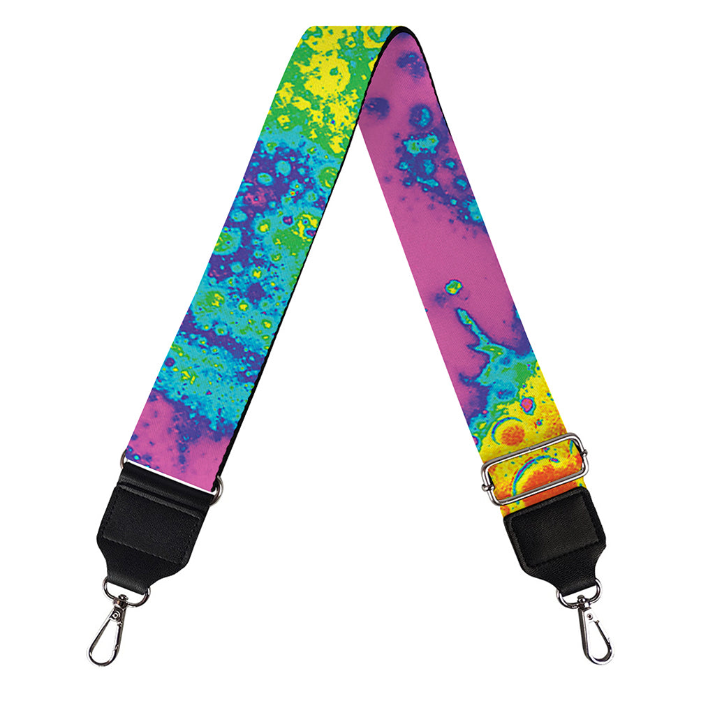 Colorful Acid Melt Print Bag Strap