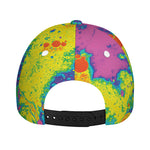 Colorful Acid Melt Print Baseball Cap