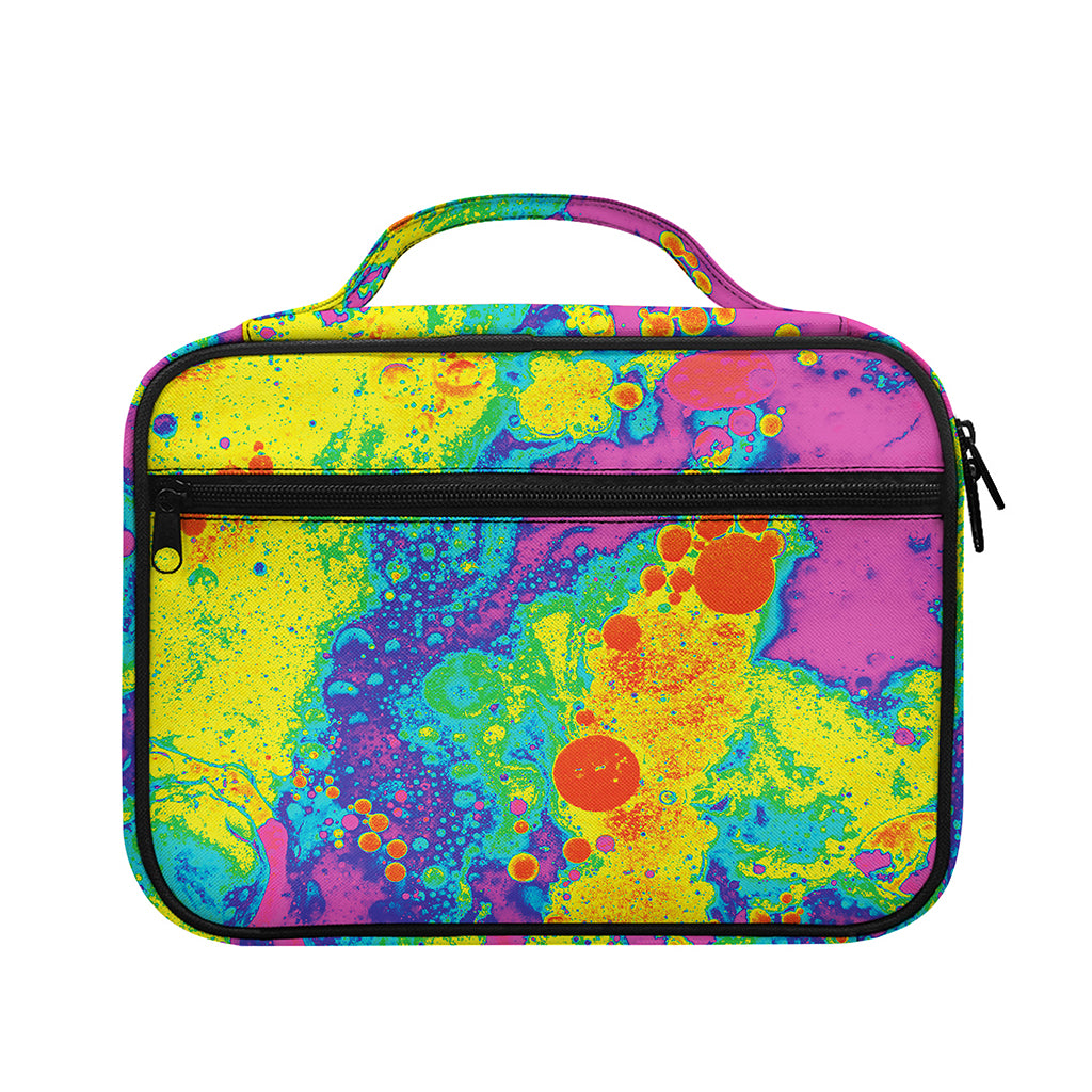 Colorful Acid Melt Print Briefcase Bible Bag