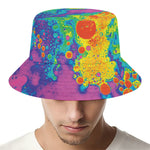 Colorful Acid Melt Print Bucket Hat