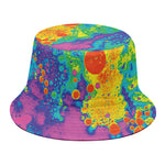 Colorful Acid Melt Print Bucket Hat