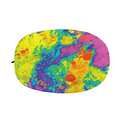 Colorful Acid Melt Print Car Side Mirror Covers