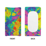 Colorful Acid Melt Print Changing Pad Cover