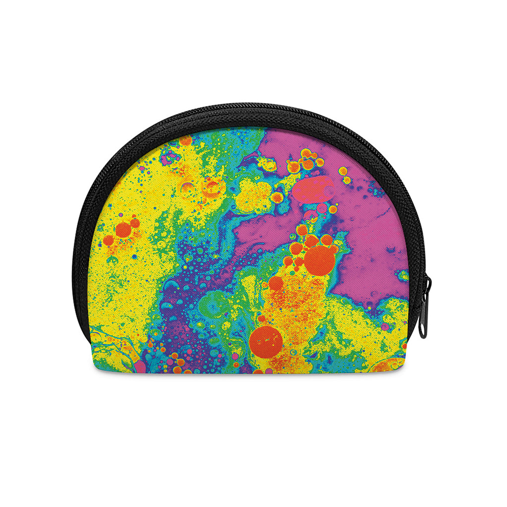 Colorful Acid Melt Print Coin Purse