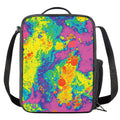 Colorful Acid Melt Print Crossbody Lunch Bag