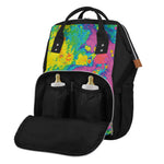 Colorful Acid Melt Print Diaper Bag