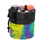 Colorful Acid Melt Print Drawstring Makeup Bag
