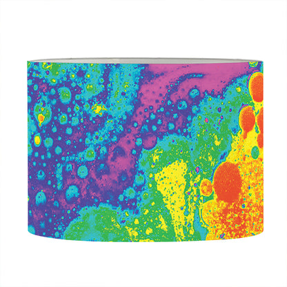 Colorful Acid Melt Print Drum Lamp Shade