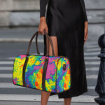 Colorful Acid Melt Print Duffle Bag