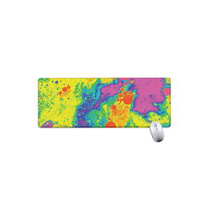 Colorful Acid Melt Print Extended Mouse Pad