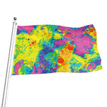 Colorful Acid Melt Print Flag