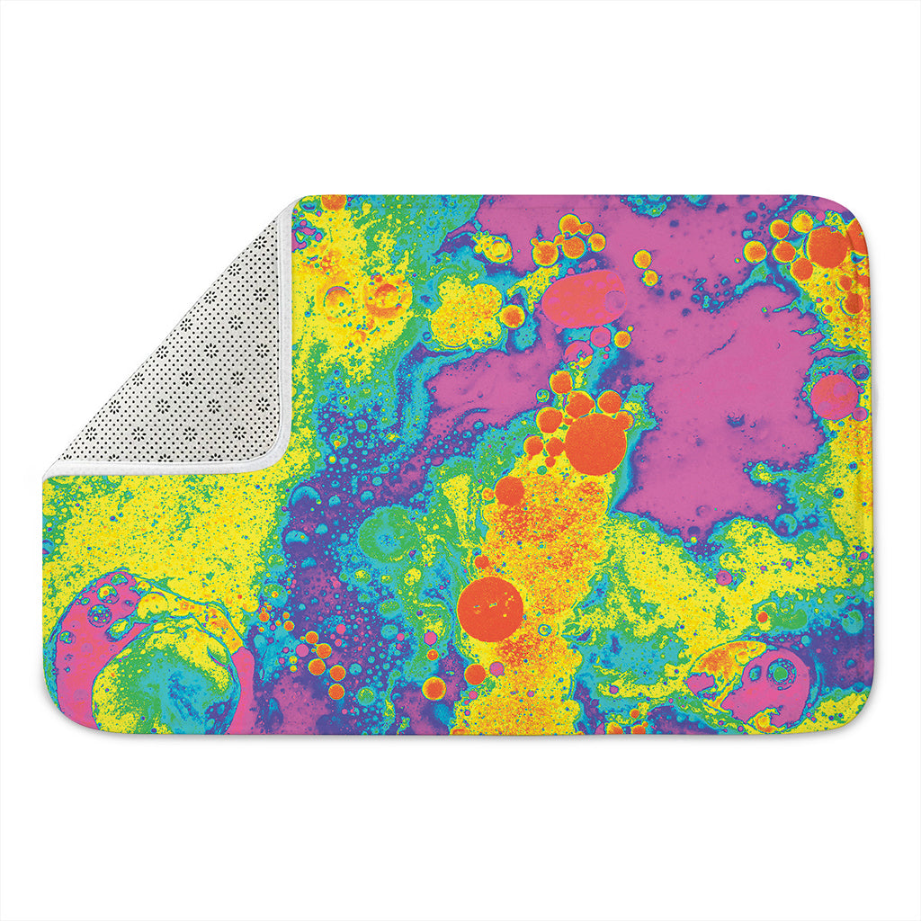 Colorful Acid Melt Print Indoor Door Mat