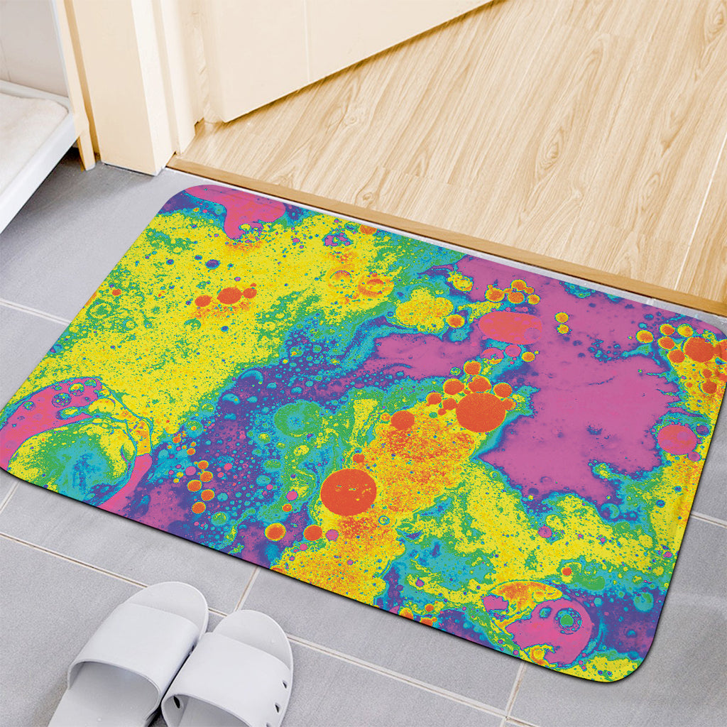 Colorful Acid Melt Print Indoor Door Mat