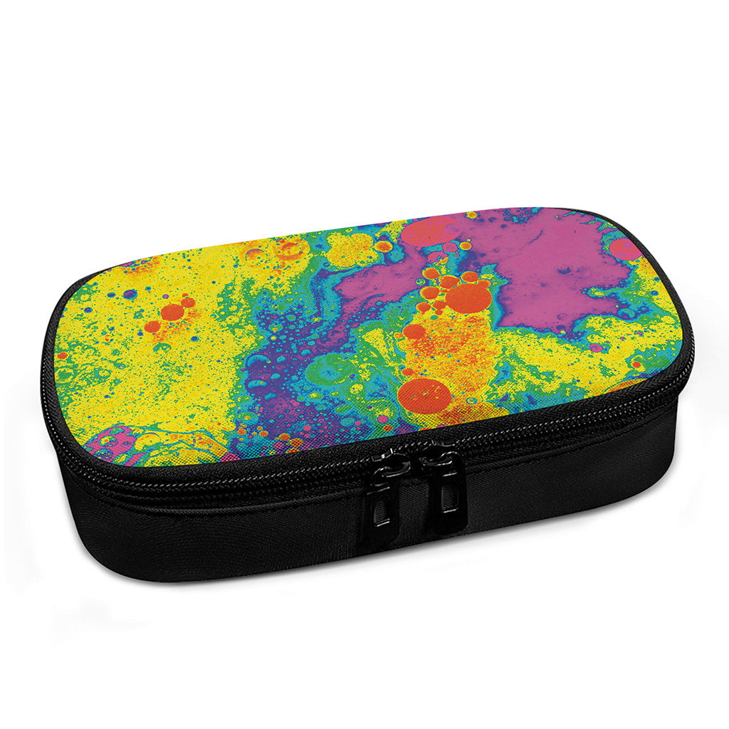 Colorful Acid Melt Print Insulin Cooler Travel Case