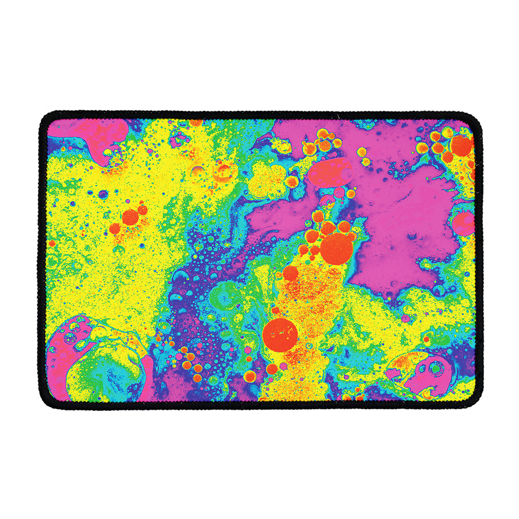 Colorful Acid Melt Print Kitchen Mat