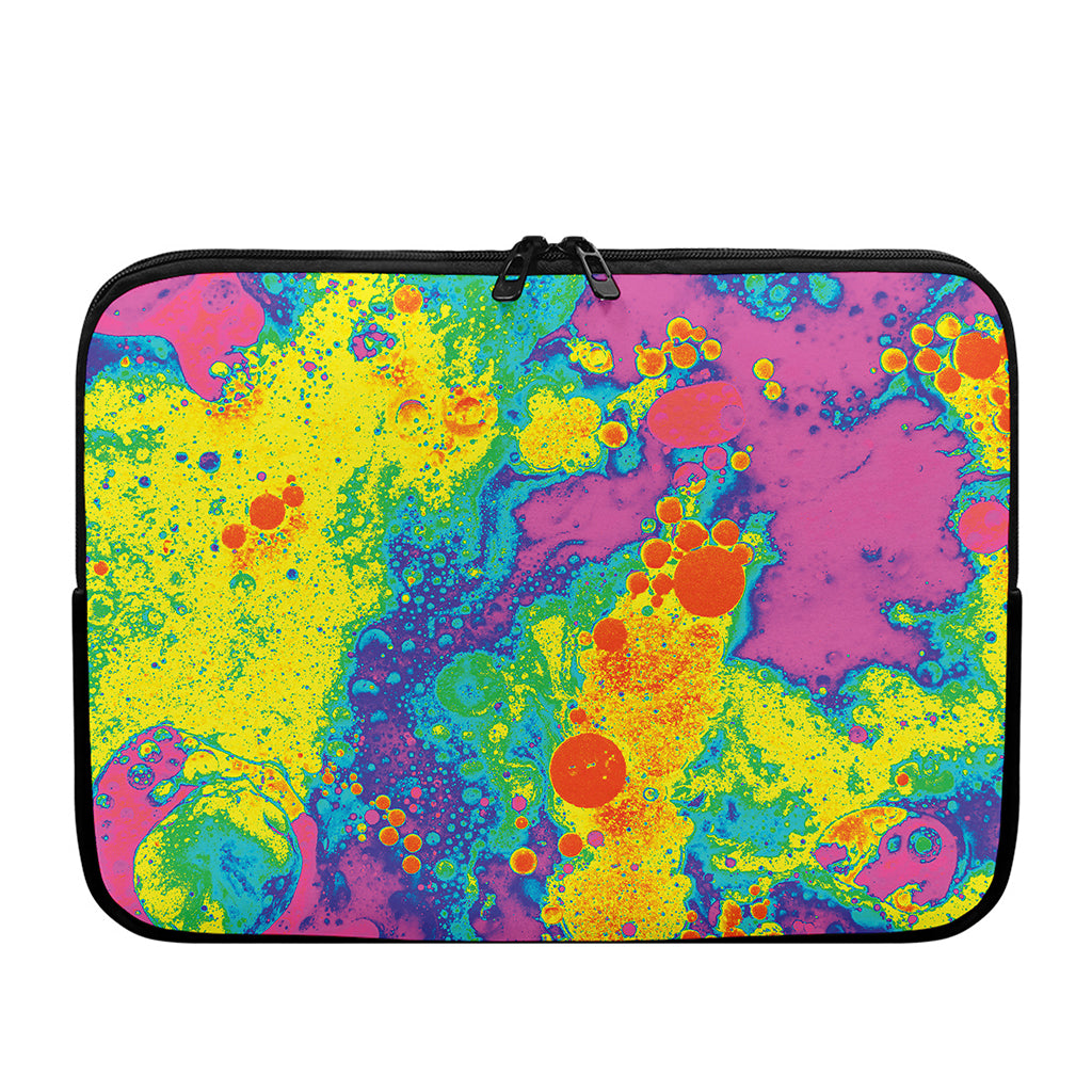 Colorful Acid Melt Print Laptop Sleeve