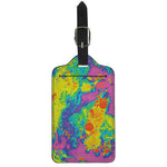 Colorful Acid Melt Print Luggage Tag