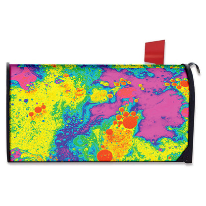 Colorful Acid Melt Print Mailbox Cover