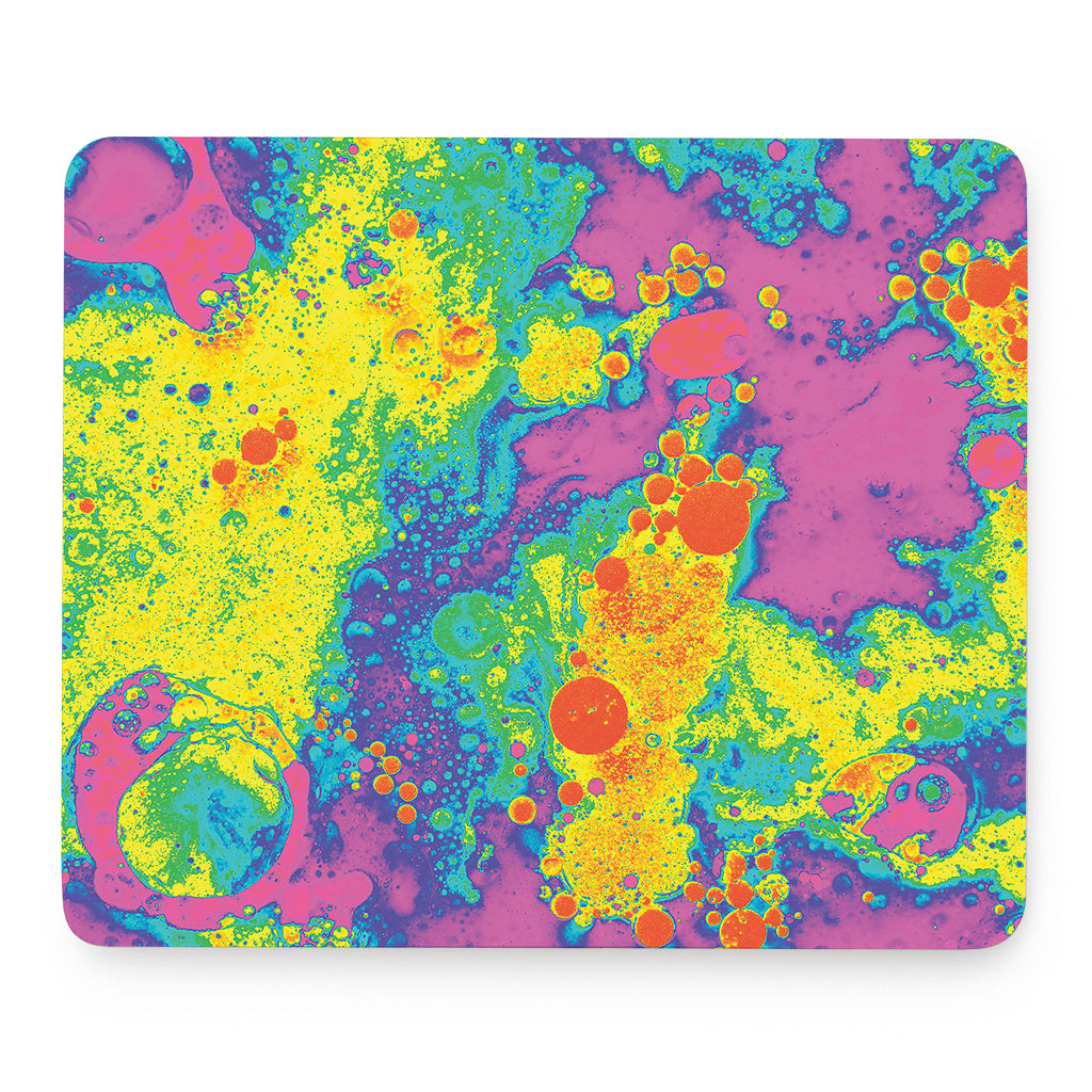 Colorful Acid Melt Print Mouse Pad