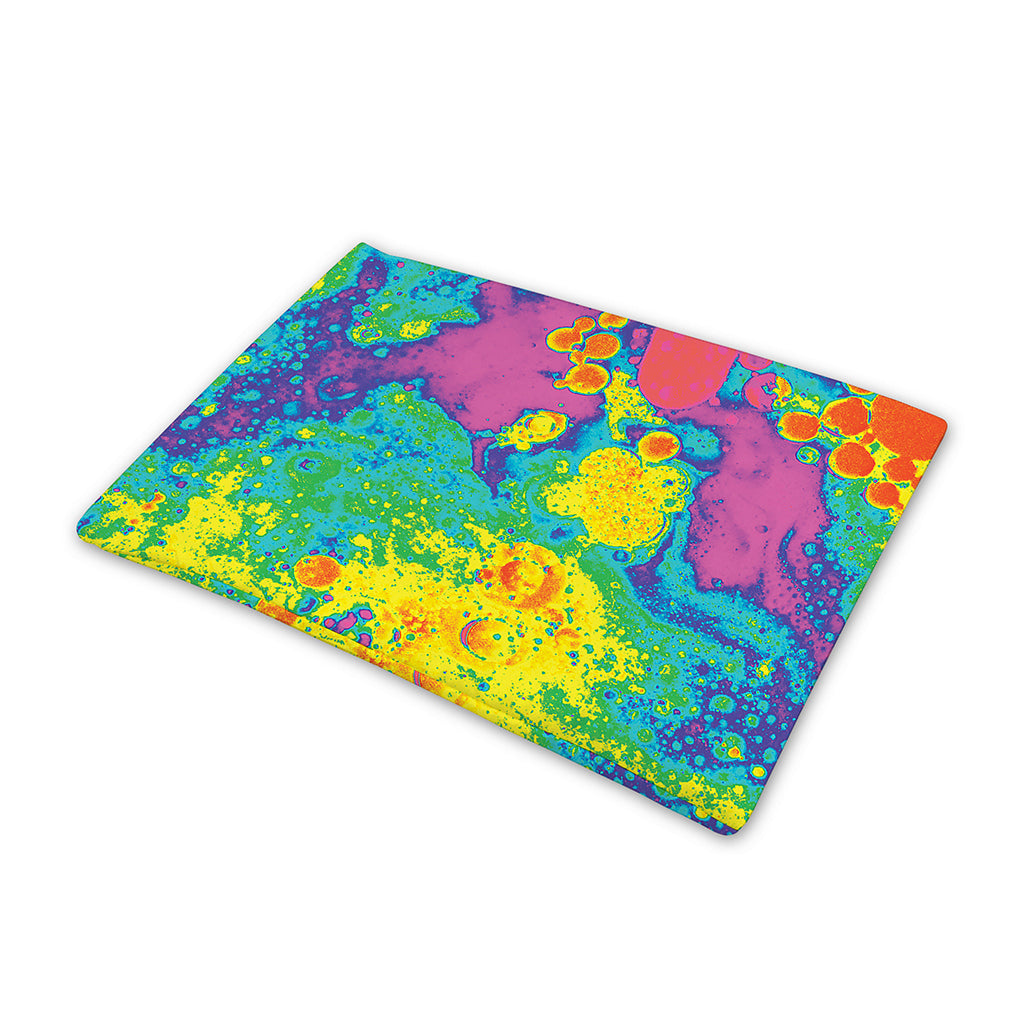 Colorful Acid Melt Print Pet Cooling Mat Cover