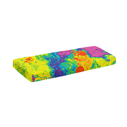 Colorful Acid Melt Print Piano Keyboard Cover