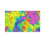 Colorful Acid Melt Print Polyester Flag