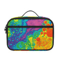 Colorful Acid Melt Print Portable Lunch Bag