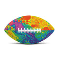Colorful Acid Melt Print Rugby Ball