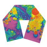 Colorful Acid Melt Print Scarf