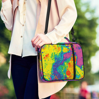 Colorful Acid Melt Print Shoulder Strap Bible Bag
