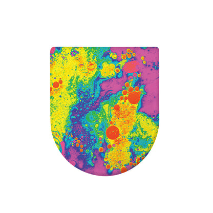 Colorful Acid Melt Print Toilet Lid Cover