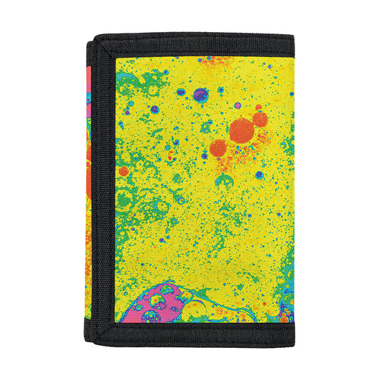 Colorful Acid Melt Print Trifold Wallet