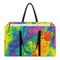 Colorful Acid Melt Print Utility Tote Bag